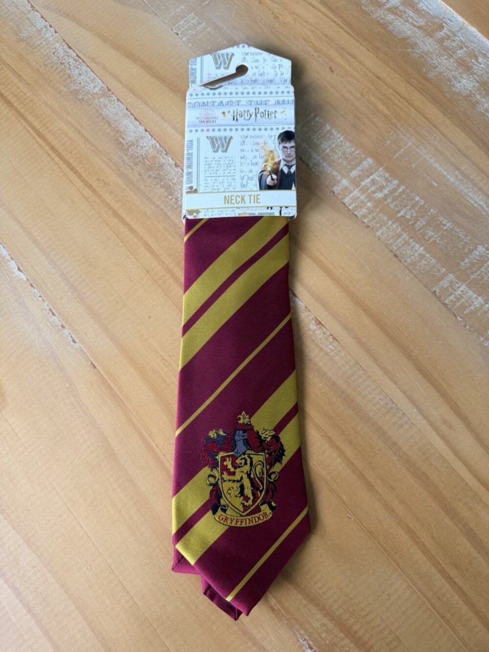 NWT Harry Potter Neck Tie GRYFFINDOR Halloween Cosplay